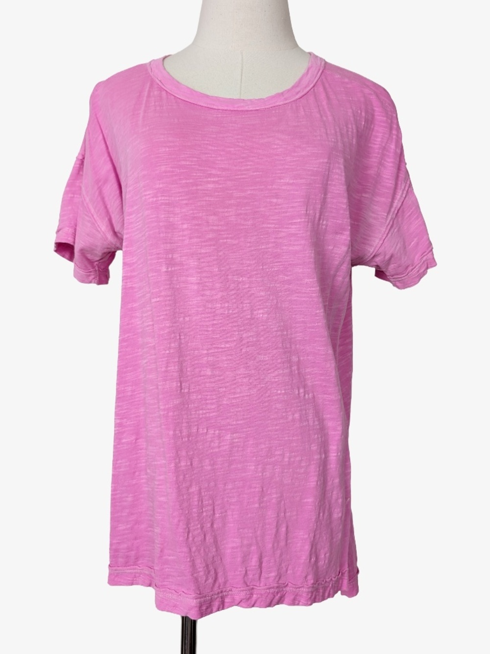 (Free with Purchase) Pilcro Pink Short Sleeve T-Shirt Tee Oversized Size Small